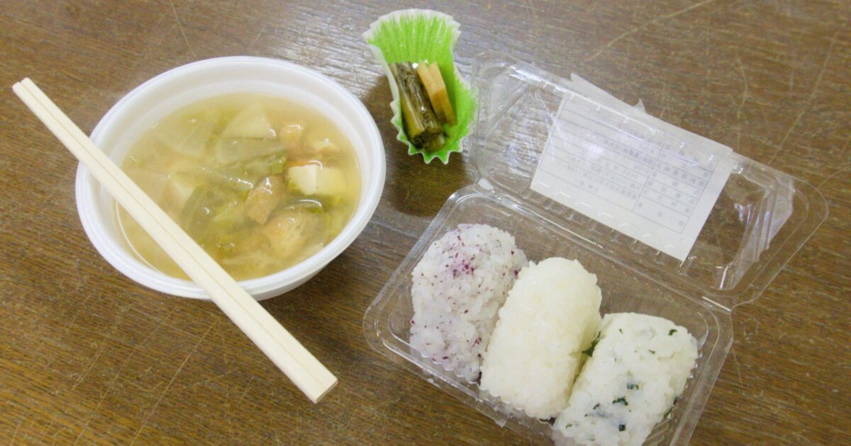 美味しい立科産のお米を使った手作りおにぎり