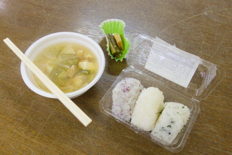 美味しい立科産のお米を使った手作りおにぎり